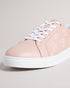 <P>Magnolia Flower Cupsole Trainer</P>